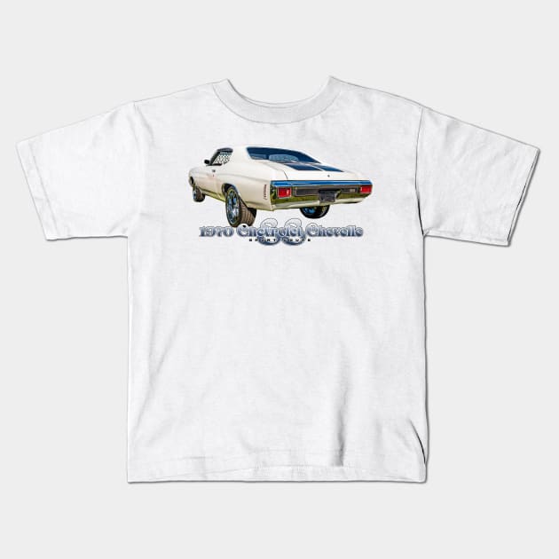 1970 Chevrolet Chevelle SS Sport Coupe Kids T-Shirt by Gestalt Imagery